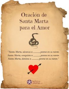 Oración de Santa Marta para Dominar