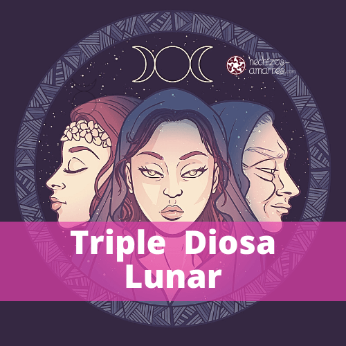 Símbolos de Protección: La triple Luna es un símbolo de la Diosa que representa a la: Doncella, la Madre y la Anciana
